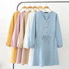Shirt mid-length dress