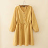 Shirt mid-length dress