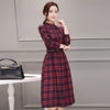 Long sleeve shirt dress