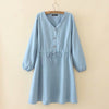 Shirt mid-length dress
