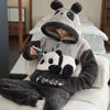 Men&#39;s Pajamas Autumn And Winter Coral Fleece Thickened With Flannel Cartoon Home Wear